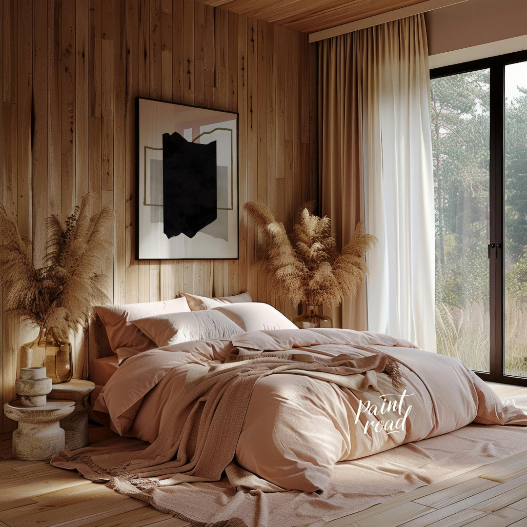 """Geometric Fragment"" presents a minimalist abstract composition with a focus on geometric shapes… for bedroom