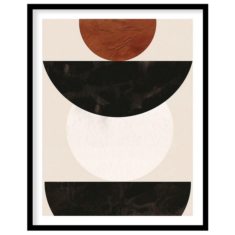 Geometric Harmony: Earth and Night