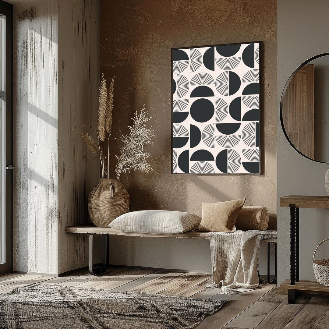 This exquisite piece of geometric art brings symmetry and elegance to any space. Its intricate for nook