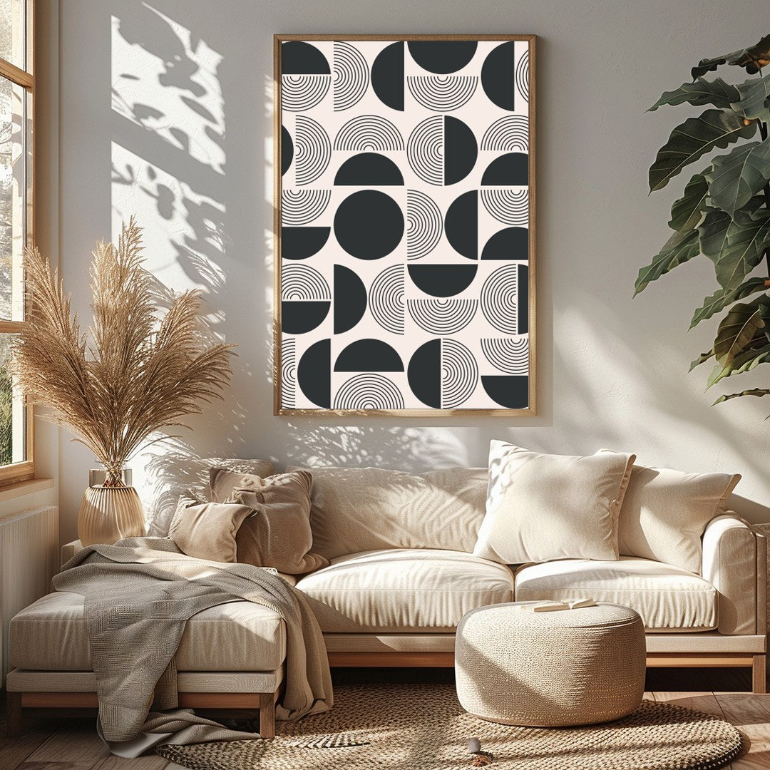 This exquisite piece of geometric art brings symmetry and elegance to any space. Its intricate for Sitting Area