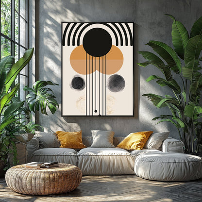 Breathe elegance into your space with this stunning geometric composition. Featuring harmonious for Balcony