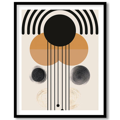 Breathe elegance into your space with this stunning geometric composition. Featuring harmonious for studio