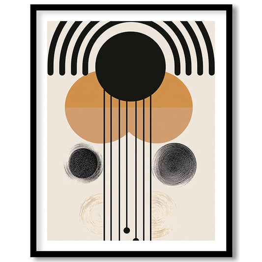 Breathe elegance into your space with this stunning geometric composition. Featuring harmonious for studio