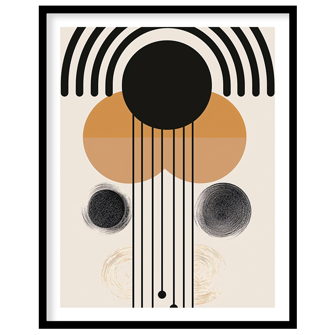 Breathe elegance into your space with this stunning geometric composition. Featuring harmonious for studio