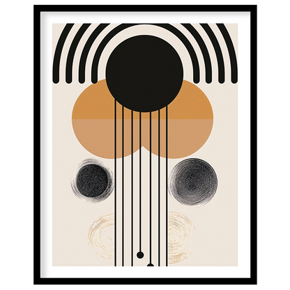Breathe elegance into your space with this stunning geometric composition. Featuring harmonious for studio