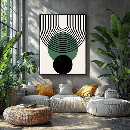 Elevate your space with this striking piece that brings the beauty of geometric harmony and for Balcony