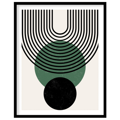 Elevate your space with this striking piece that brings the beauty of geometric harmony and for decor