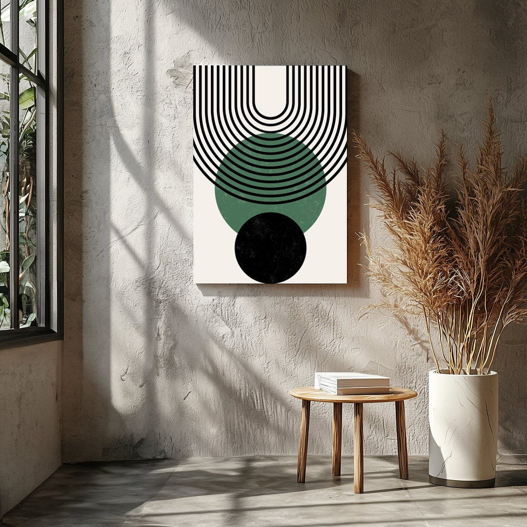 Elevate your space with this striking piece that brings the beauty of geometric harmony and for Entrance