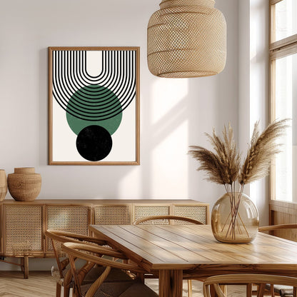 Elevate your space with this striking piece that brings the beauty of geometric harmony and for Extra Kitchen