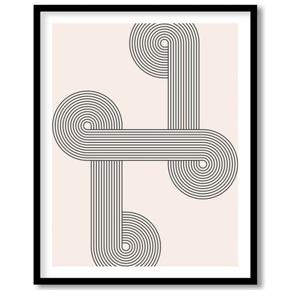 This striking piece of wall art combines intricate geometric lines with elegant symmetry, creating for house