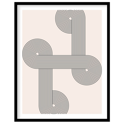This striking piece of wall art combines intricate geometric lines with elegant symmetry, creating for house