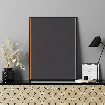 Immerse yourself in the vibrant interplay of colors and shapes with this striking geometric for Shelf
