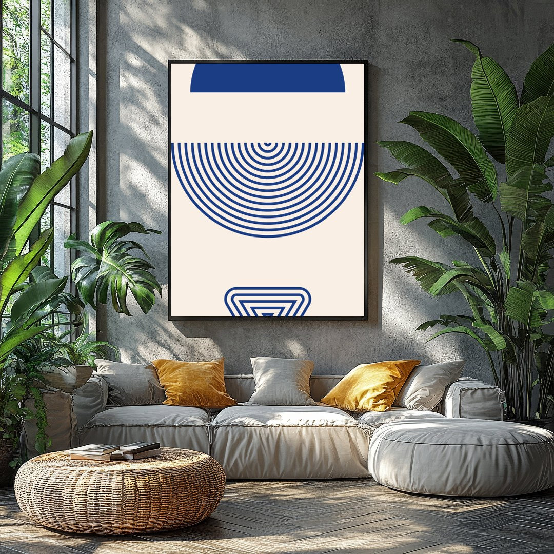 This stunning piece of wall art brings a sophisticated touch to any space with its minimalist for Balcony