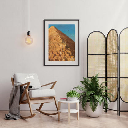 Giza Pyramid at Sunset Painting at Giza Pyramid at Sunset buy online at Paint Road featuring and