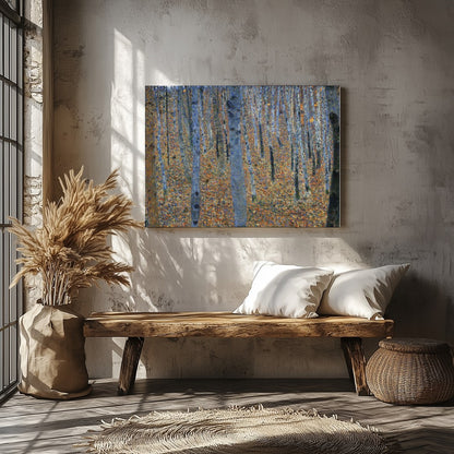Immerse yourself in the serene beauty of a birch forest captured in stunning detail. This for Veranda