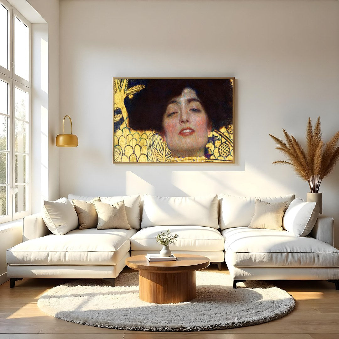 Immerse yourself in the opulence of 'Golden Elegance,' a stunning Art Nouveau masterpiece. This for Living Room