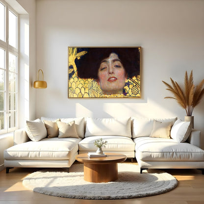 Immerse yourself in the opulence of 'Golden Elegance,' a stunning Art Nouveau masterpiece. This for Living Room
