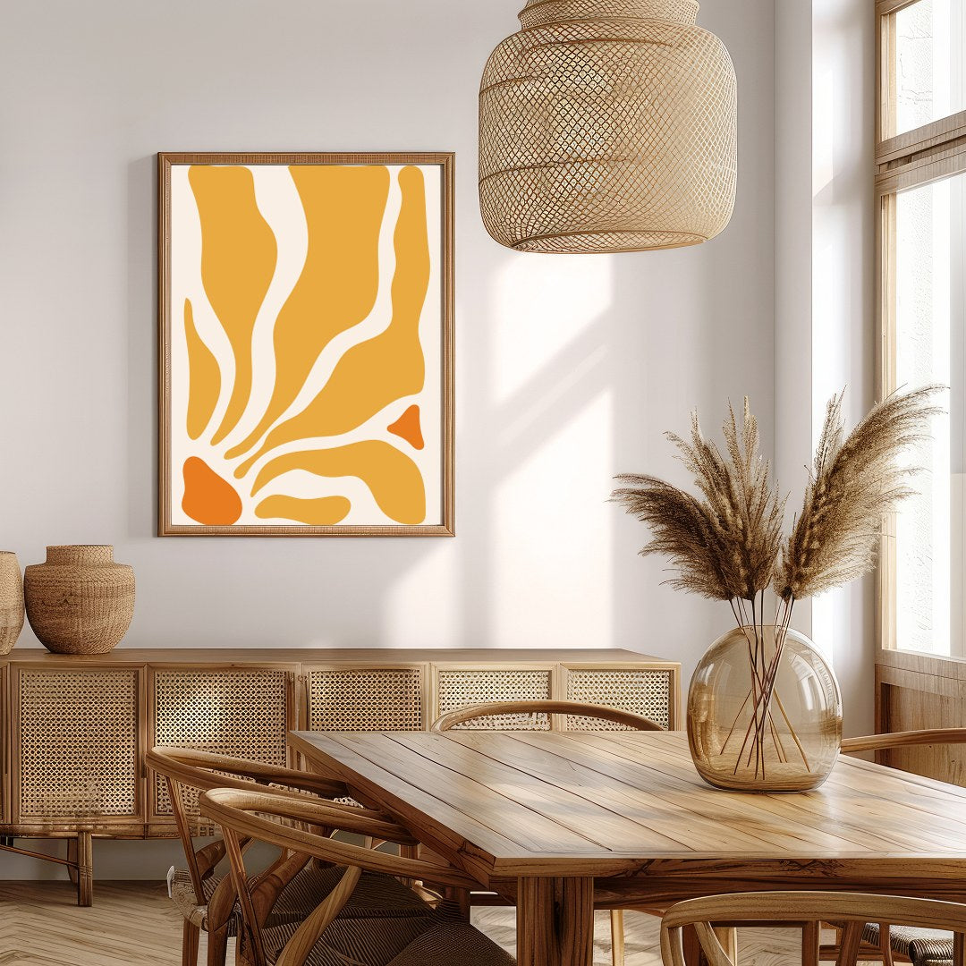 Elevate your space with the Golden Flow Abstract Canvas, a captivating piece that embodies the for Extra Kitchen