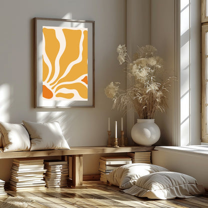 Elevate your space with the Golden Flow Abstract Canvas, a captivating piece that embodies the for gallery