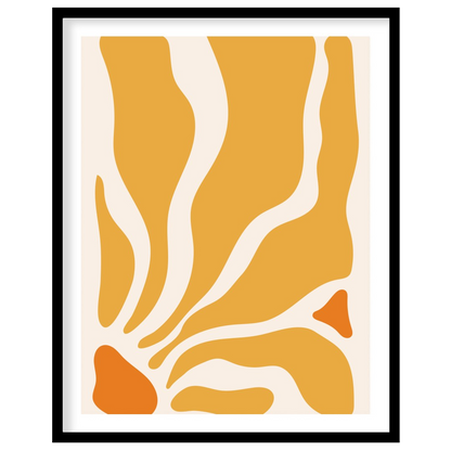 Elevate your space with the Golden Flow Abstract Canvas, a captivating piece that embodies the for kitchen