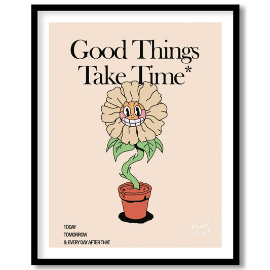 This charming illustration features a delightful, smiling flower in a terracotta pot, accompanied b… for lovely house