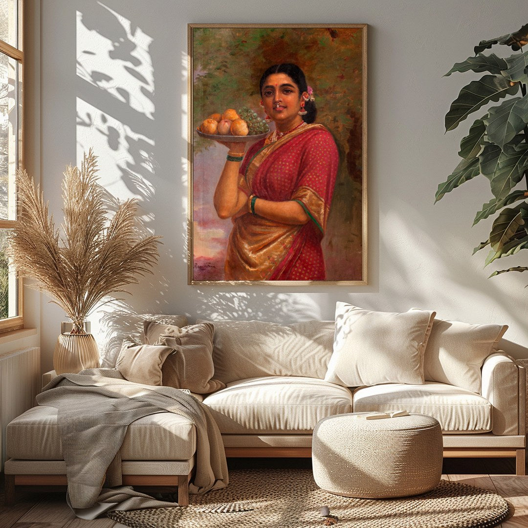 Immerse yourself in the timeless beauty of this exquisite painting, capturing the graceful elegance for Sitting Area