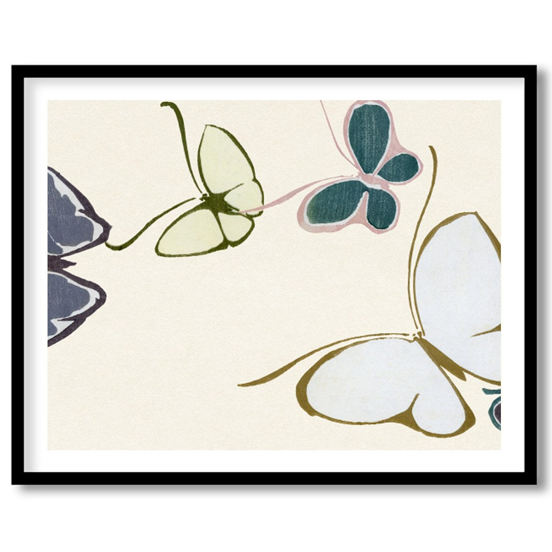 Add a touch of serenity to your space with this minimalist butterfly artwork. Featuring a symphony for interior