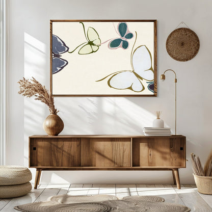 Add a touch of serenity to your space with this minimalist butterfly artwork. Featuring a symphony for Sitting Area