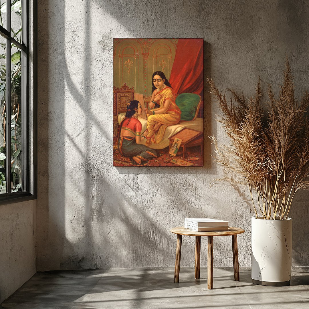 Immerse yourself in the opulent world of Rajasthani royalty with this captivating artwork. for Entrance