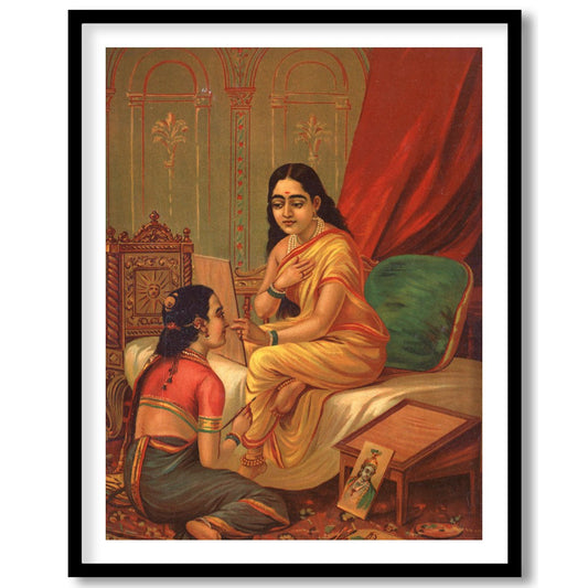 Immerse yourself in the opulent world of Rajasthani royalty with this captivating artwork. for hallway