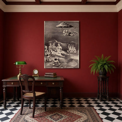 Experience the dynamic and timeless storytelling of the Ramayana with this exquisite artwork, for Study