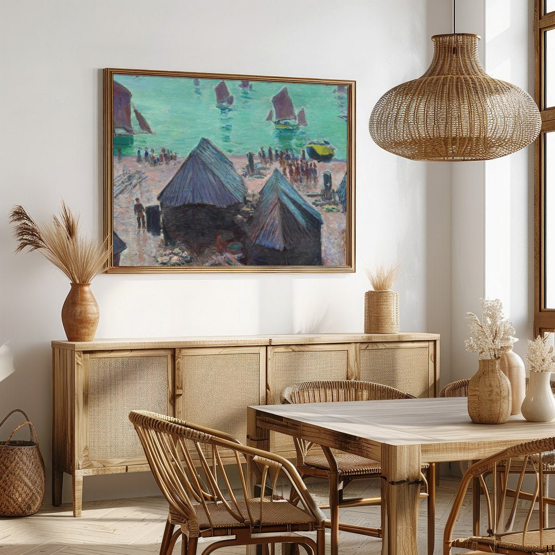 Immerse yourself in the tranquil charm of this impressionist masterpiece, capturing the essence of for Dining