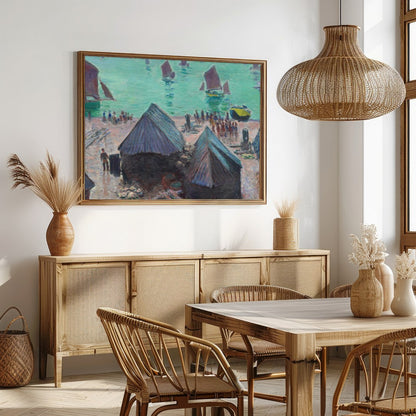 Immerse yourself in the tranquil charm of this impressionist masterpiece, capturing the essence of for Dining