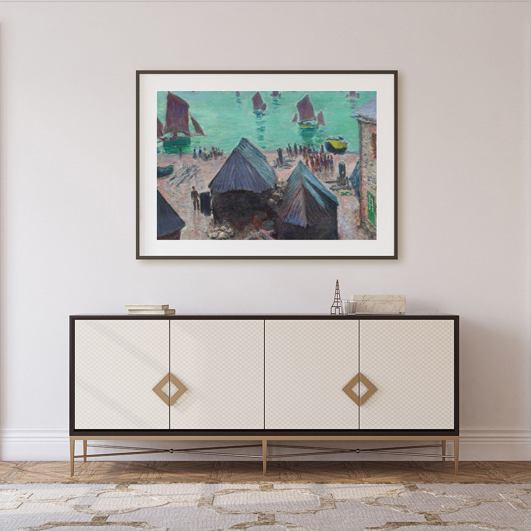Immerse yourself in the tranquil charm of this impressionist masterpiece, capturing the essence of for Foyer