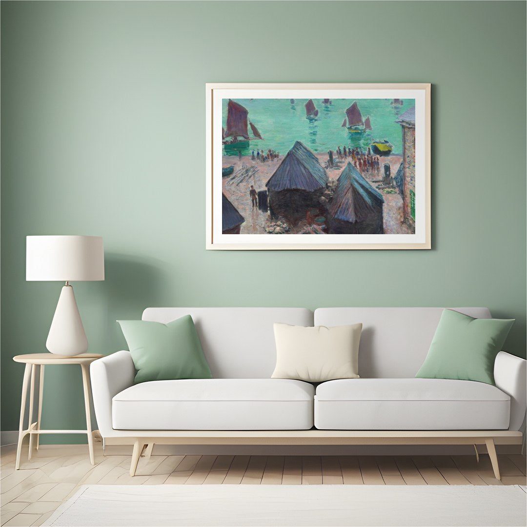 Immerse yourself in the tranquil charm of this impressionist masterpiece, capturing the essence of for Hall