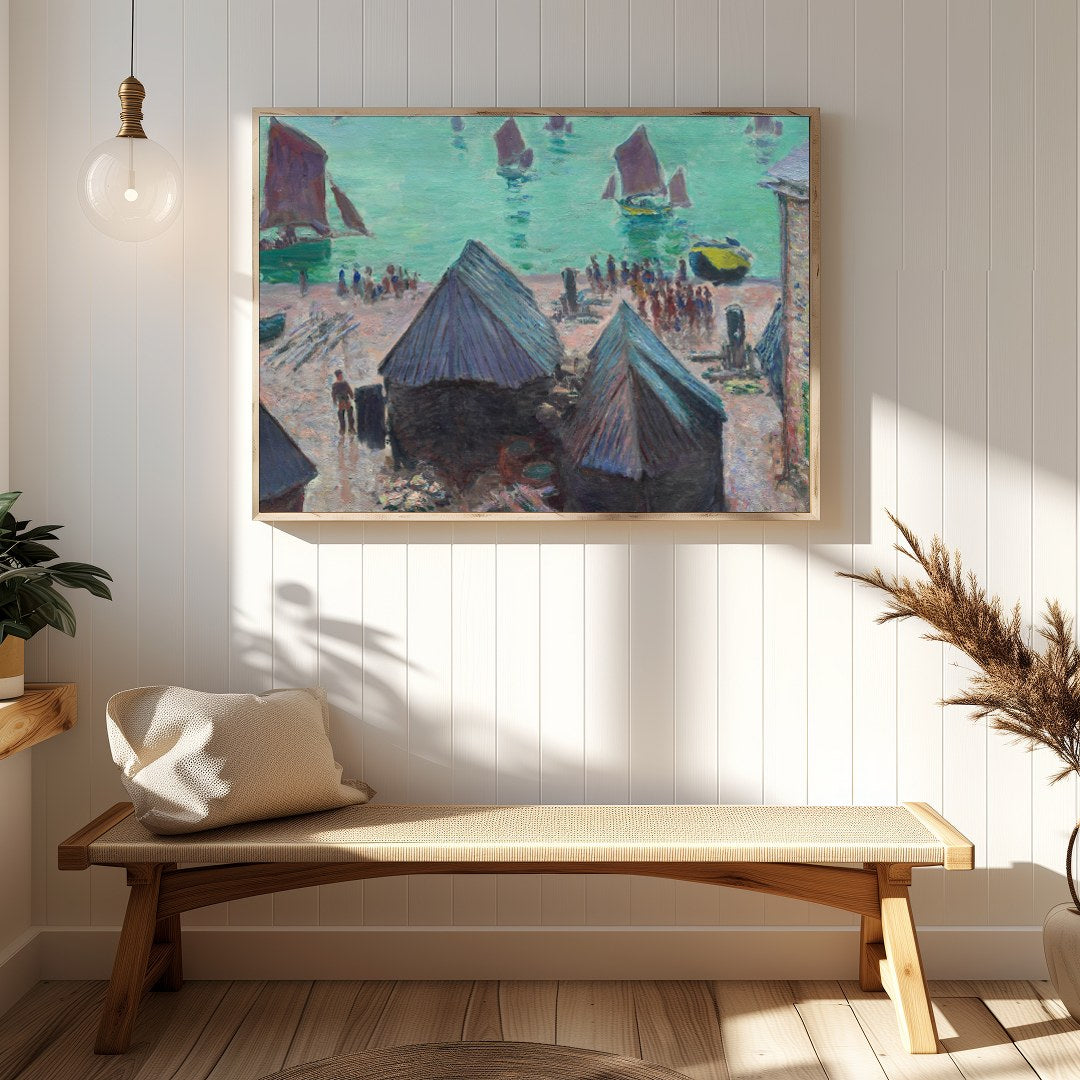 Immerse yourself in the tranquil charm of this impressionist masterpiece, capturing the essence of for Hallway
