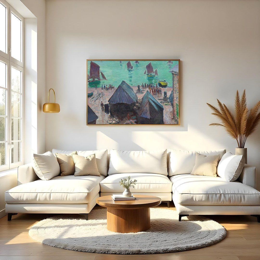 Immerse yourself in the tranquil charm of this impressionist masterpiece, capturing the essence of for Living Room