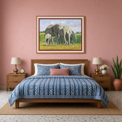 Celebrate the beauty of Indian wildlife with this exquisite fine art print, capturing a serene for Bedroom