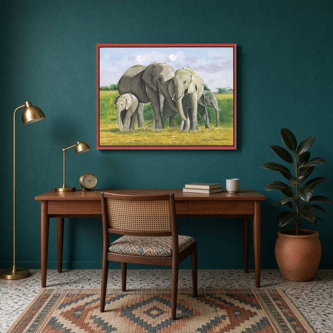 Celebrate the beauty of Indian wildlife with this exquisite fine art print, capturing a serene for Study