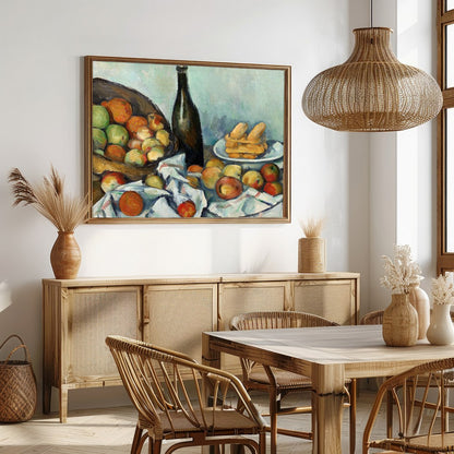 Immerse yourself in the timeless elegance of 'Harvest Harmony', a captivating still life that for Dining
