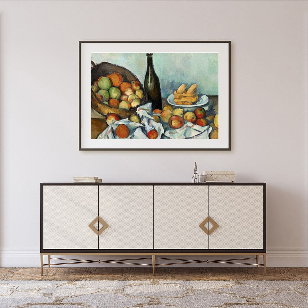 Immerse yourself in the timeless elegance of 'Harvest Harmony', a captivating still life that for Foyer