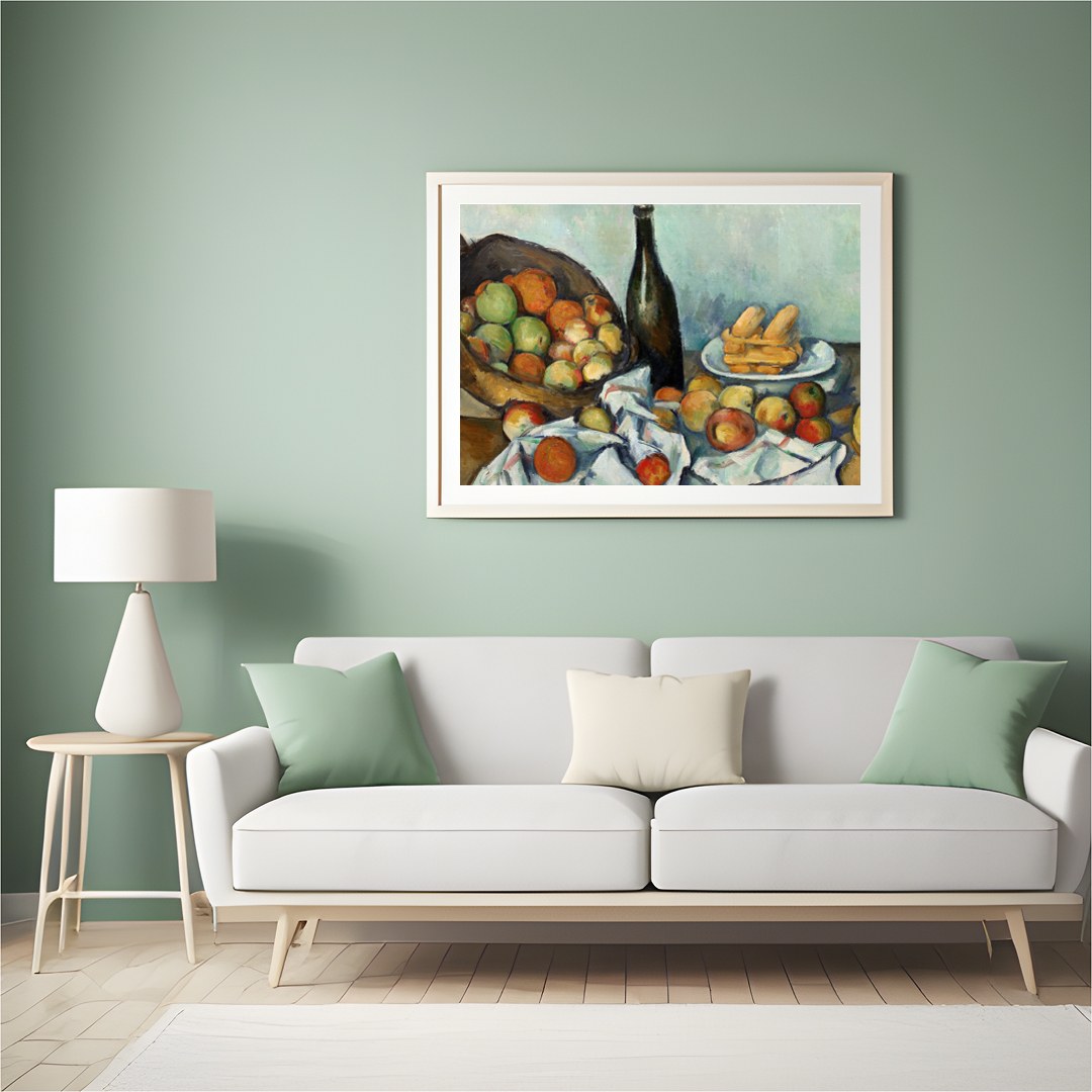 Immerse yourself in the timeless elegance of 'Harvest Harmony', a captivating still life that for Hall