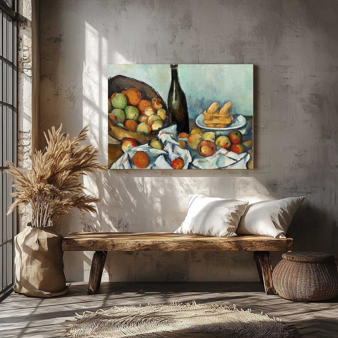 Immerse yourself in the timeless elegance of 'Harvest Harmony', a captivating still life that for Veranda