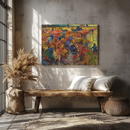 Immerse yourself in the tranquil beauty of harvest time with this remarkable piece. The vibrant for Veranda
