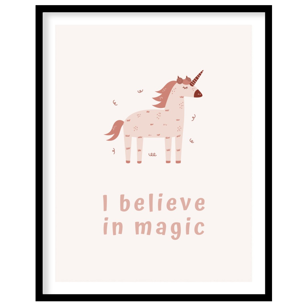 This charming and empowering illustration features a sweet, stylized unicorn, rendered in soft, mut… for sweet home