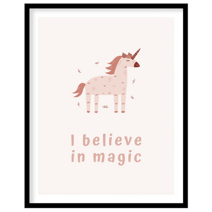This charming and empowering illustration features a sweet, stylized unicorn, rendered in soft, mut… for sweet home