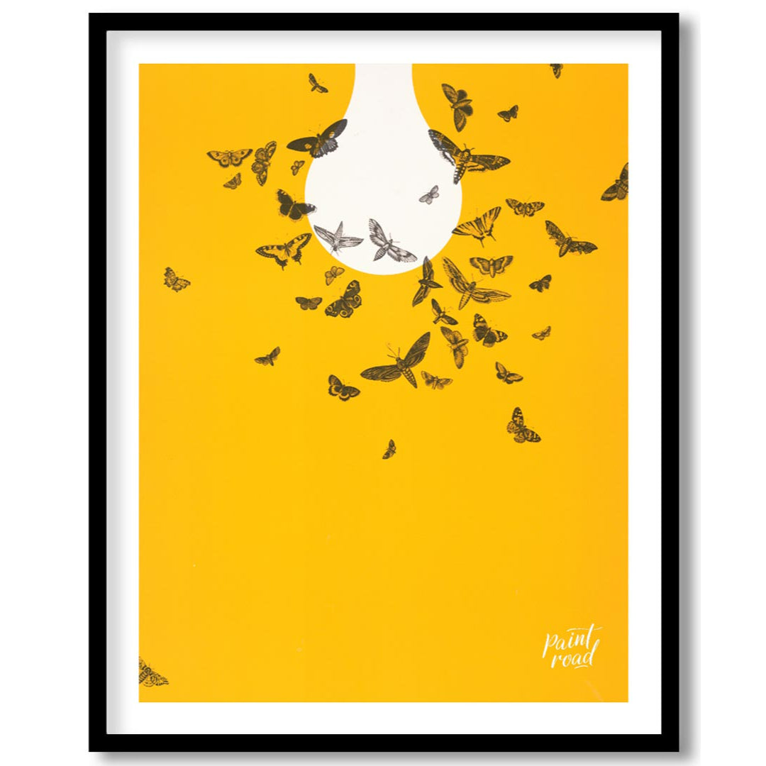 This text-based poster features a quote by Brooks Atkinson: "Every man with an idea has at least tw… for abode