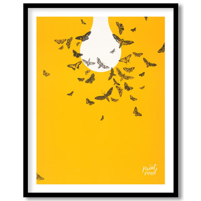 This text-based poster features a quote by Brooks Atkinson: "Every man with an idea has at least tw… for abode