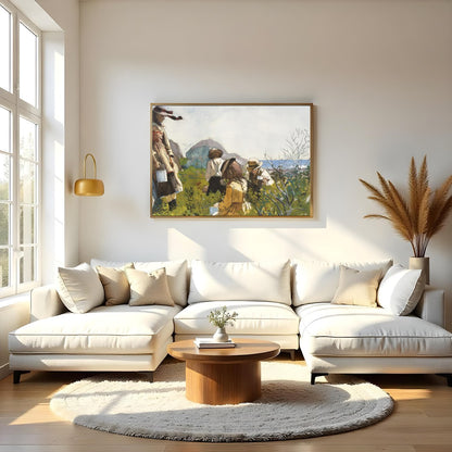 Immerse yourself in the tranquil beauty of nature with this exquisite watercolor piece, where for Living Room