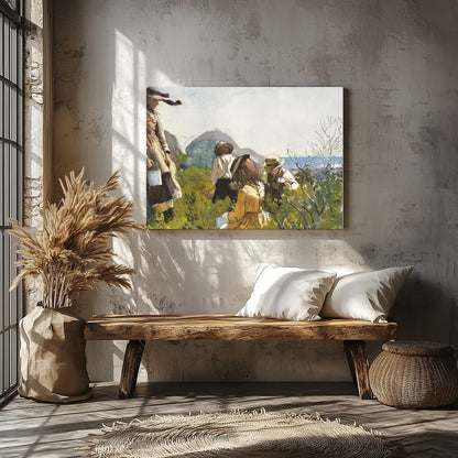 Immerse yourself in the tranquil beauty of nature with this exquisite watercolor piece, where for Veranda